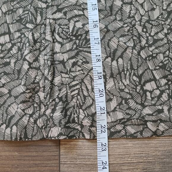 Christopher & Banks Skirt Womens 12 Earthy Abstract Leaf Goblincore Cottagecore - Picture 9 of 9